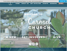 Tablet Screenshot of carmelpres.org